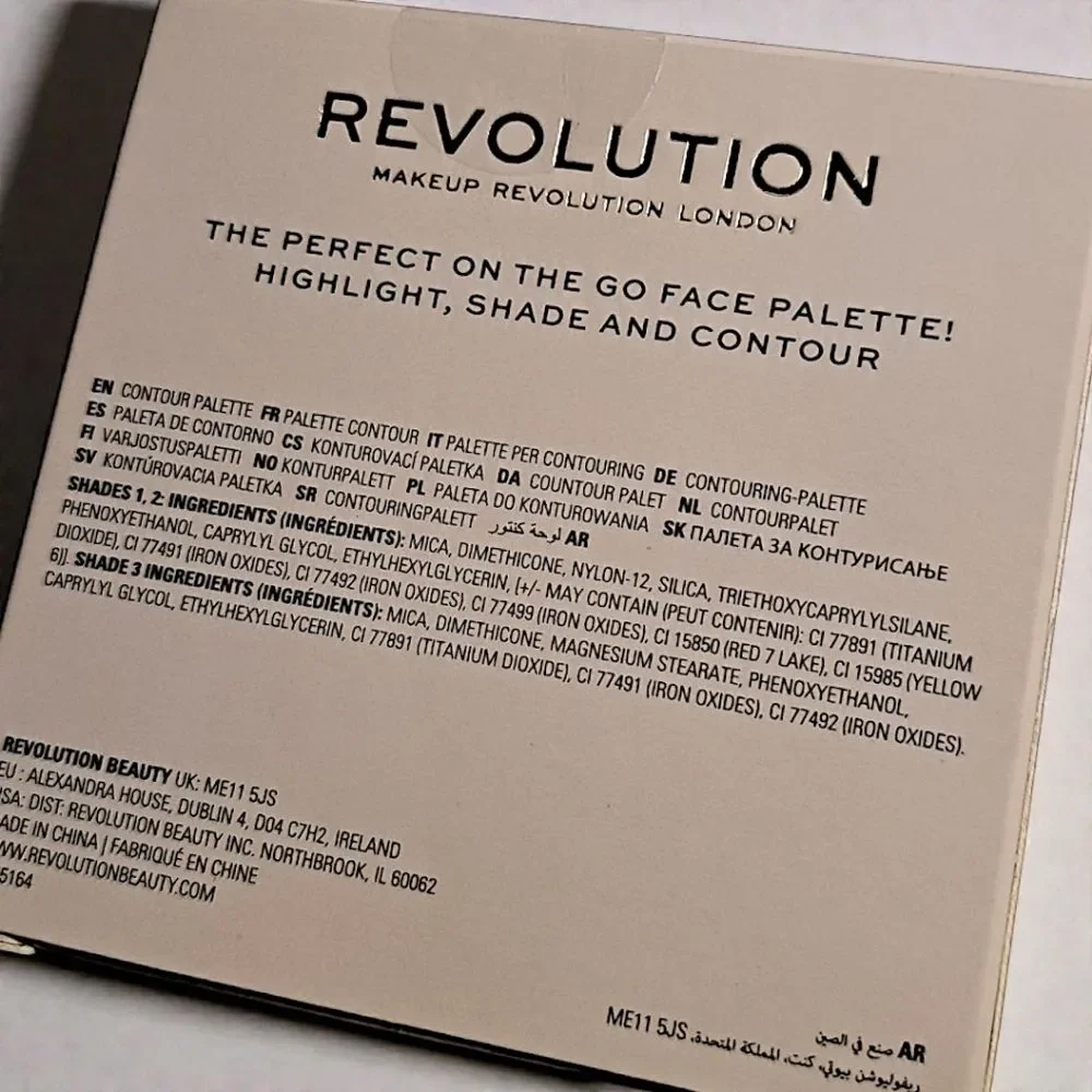 Revolution Contour Palette - Medium Brown and Cream